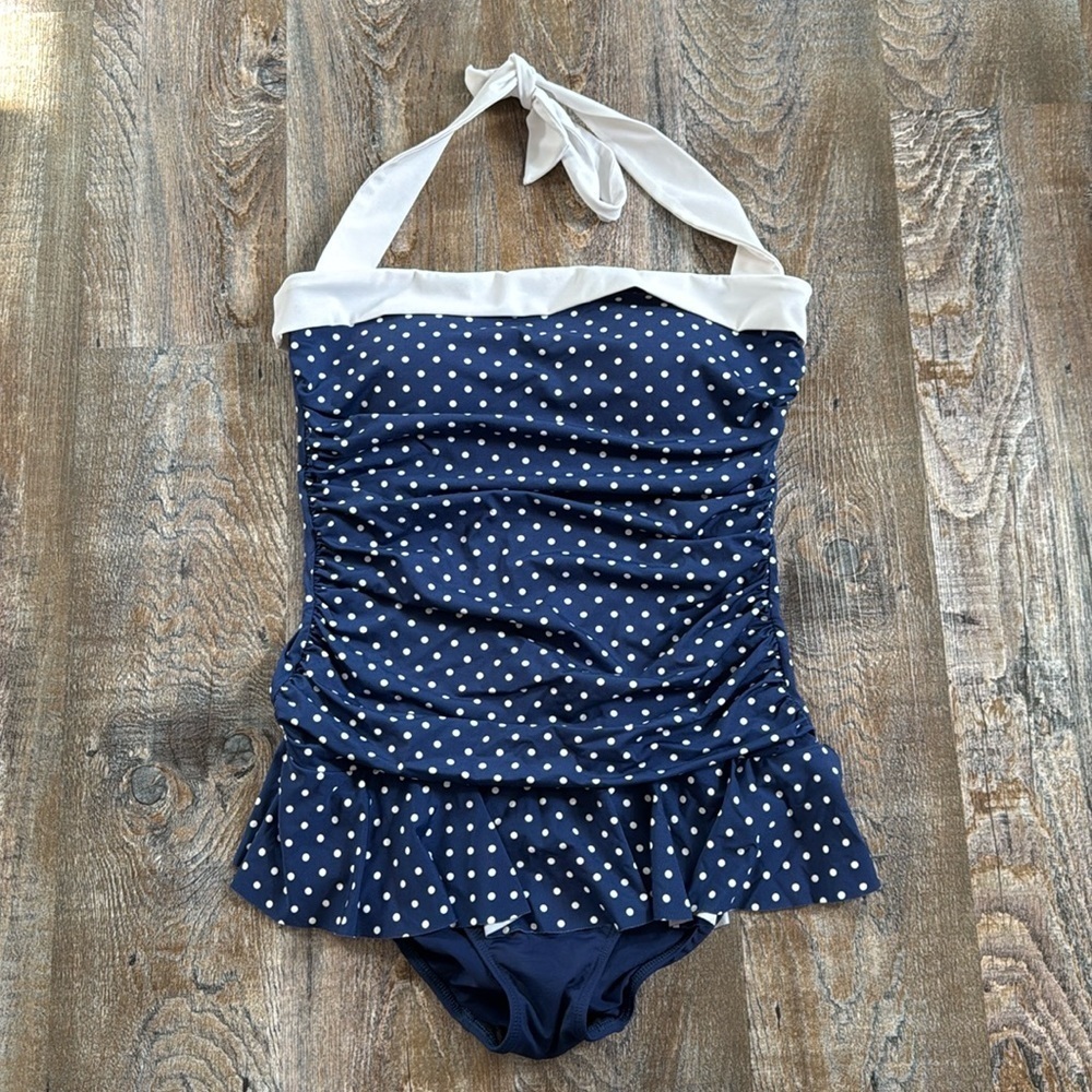 🎉HOST PICK 🎉LAUREN Ralph Lauren | Polk a Dot Pin Up One Piece Swimsuit